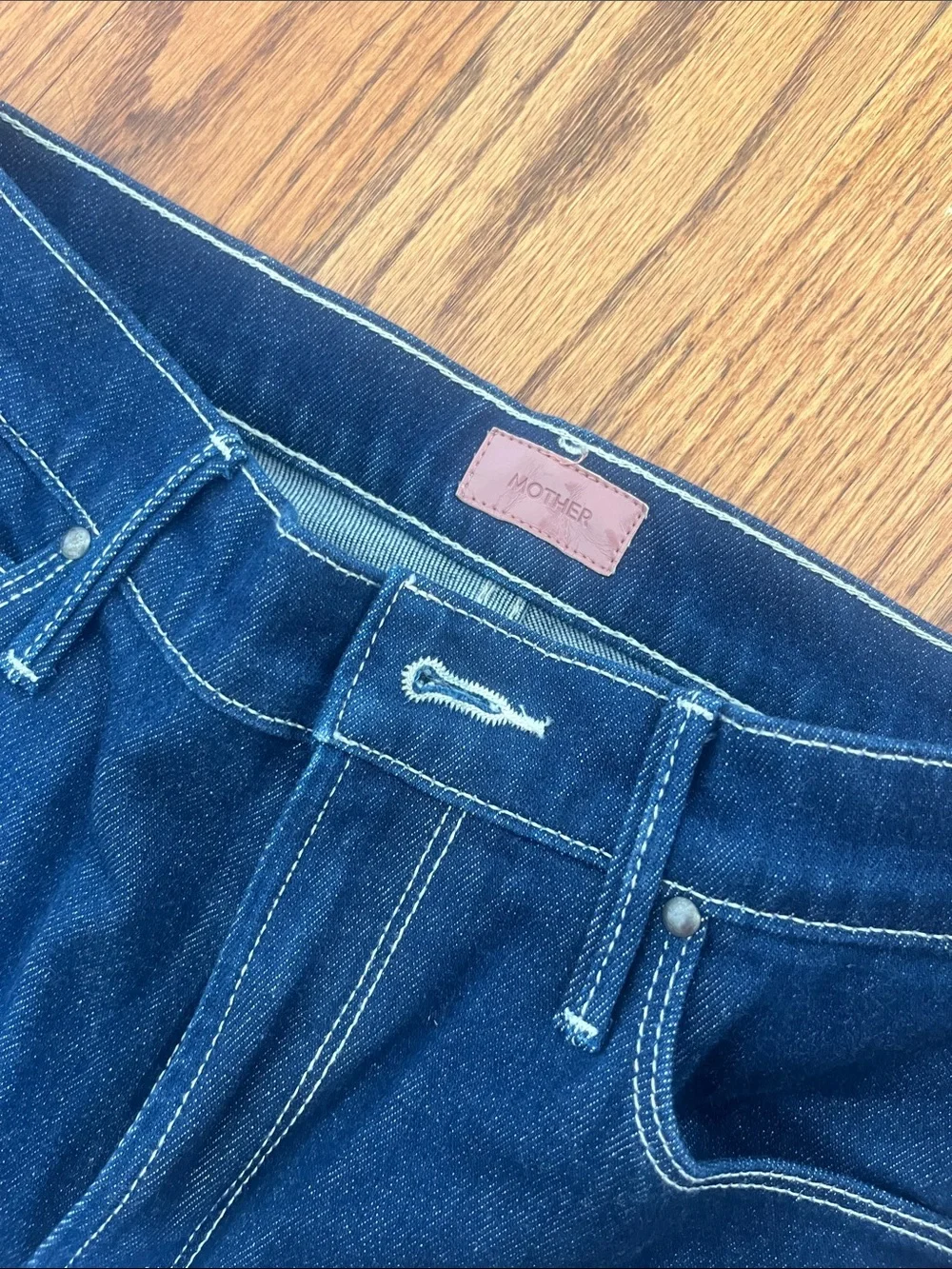 MOTHER Dark Blue Flare Jeans